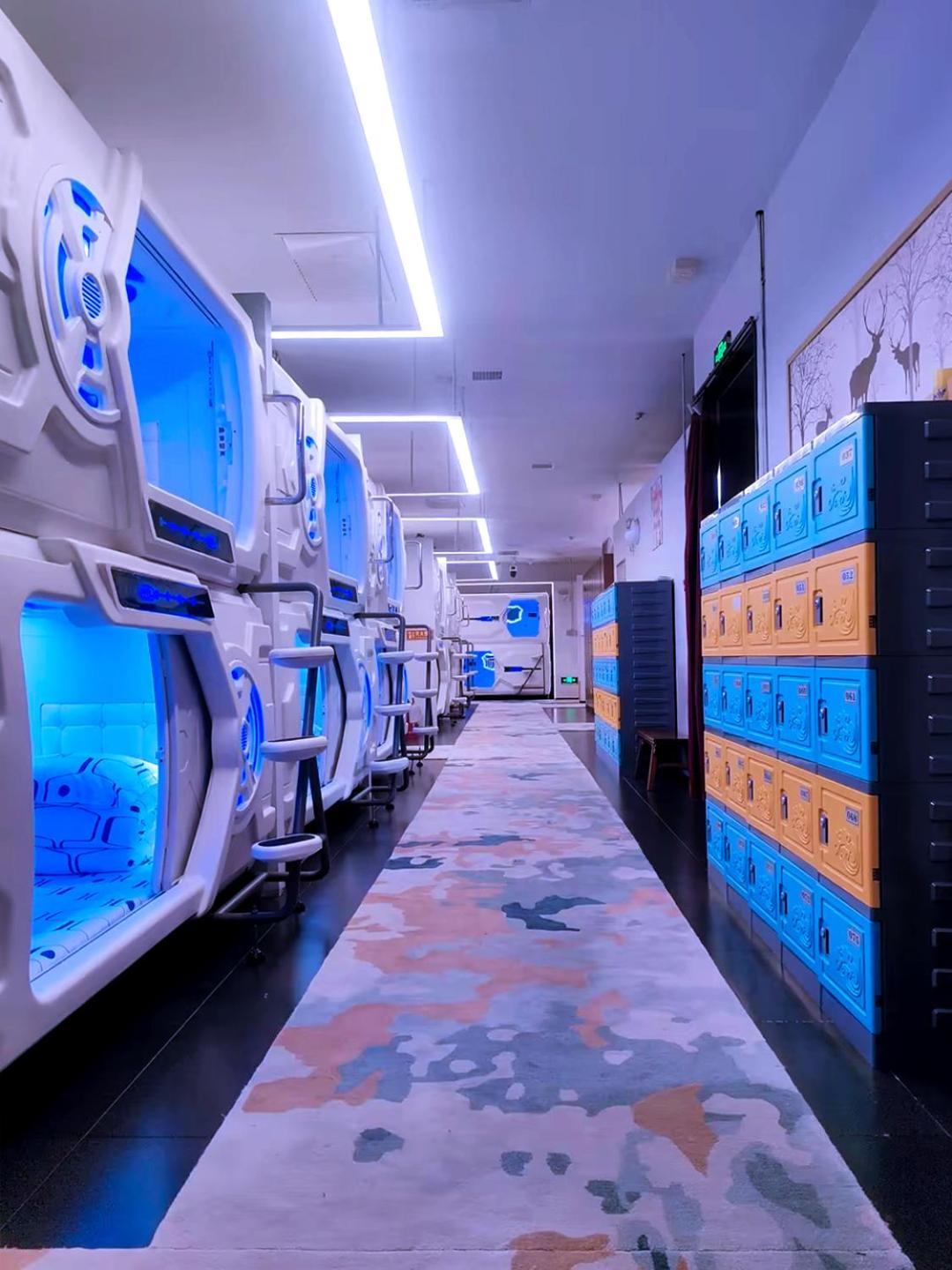 Xi'An Xianyang International Airport Space Capsule Hotel Exterior foto